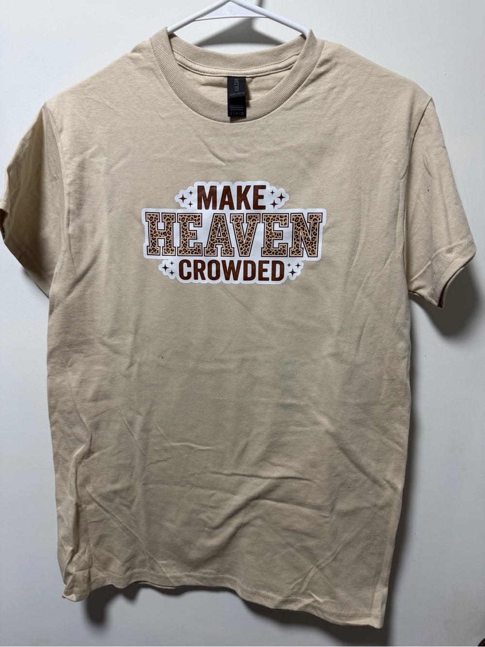 Make Heaven Crowded Graphic Tee - Beige